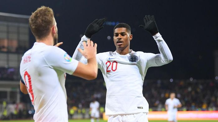 Marcus Rashford tampil kini tampil subur dengan mengemas sembilan gol dari 10 laga (Foto: Michael Regan/Getty Images) Marcus Rashford tampil kini tampil subur dengan mengemas sembilan gol dari 10 laga (Foto: Michael Regan/Getty Images)