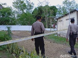 Polisi Olah TKP di Lokasi Ledakan Kejari Parepare
