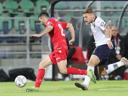 Di menit ke-33, Immobile kembali catatkan gol ke-4 untuk Italia. Gol kedua Immbobile itu membuat skor Gli Azzurri menjadi 4-0 dan menutup pertandingan babak pertama. Maurizio Lagana/Getty Images.