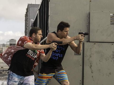 Aksi Channing Tatum di film 22 Jump Street