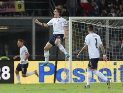 Pada babak kedua, pesta gol Italia berlanjut. Gol kelima Italia lahir di menit ke-64, setelah Zaniolo mencetak gol keduanya di laga ini. Maurizio Lagana/Getty Images.