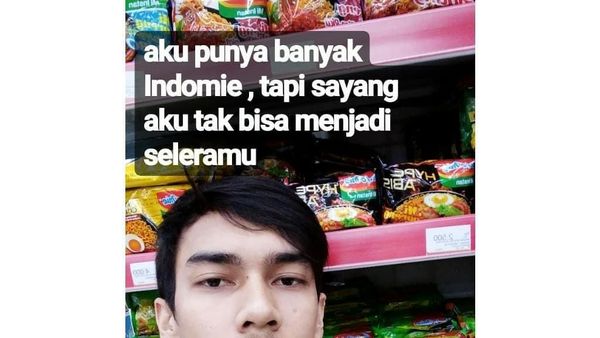 Bosan di Tempat Kerja, Pria Ini Bikin Gombalan Pakai Barang Minimarket