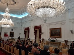 Jokowi Kumpul Bareng Puluhan Pengusaha Kakap Jepang di Istana