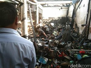 Kebakaran Pasar Guntur Garut Diduga Akibat Korsleting Listrik