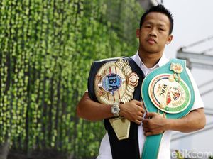 Daud Yordan Menang 5 Ronde, Rebut Sabuk WBC Daud Yordan Menang 5 Ronde, Rebut Sabuk WBC