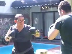 Saat Duo Fadli Zon-Fahri Hamzah Kompak Latihan Tinju