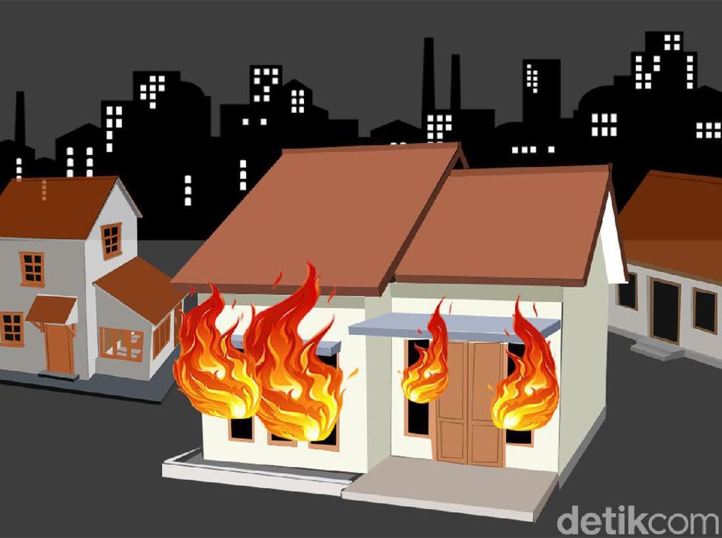 2 Rumah di Pademangan Jakut Terbakar, 8 Unit Mobil Damkar Dikerahkan 2 Rumah di Pademangan Jakut Terbakar, 8 Unit Mobil Damkar Dikerahkan