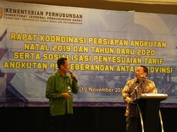 Persiapan Kemenhub Hadapi Natal dan Tahun Baru 2019