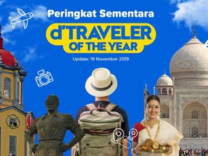Cek Namamu! Ini Peringkat Sementara dTraveler of The Year 2019