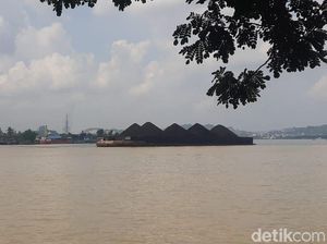 Bruk! Pilar Jembatan Mahakam Ditabrak Tongkang, Nakhoda Diperiksa Bruk! Pilar Jembatan Mahakam Ditabrak Tongkang, Nakhoda Diperiksa