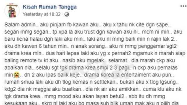 Istri Diusir karena Candu Drama Korea, Netizen: Layani Suami Malam Hari