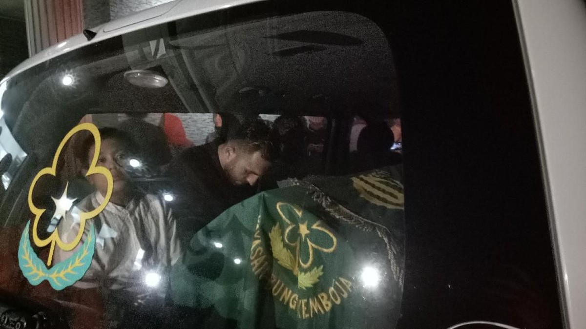 Ilija Spasojevic terpukul berat menjelang pemakaman istrinya. Foto: Randy Prasatya