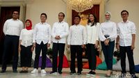 Momen Jokowi Kenalkan 7 Staf Khusus Baru dari Kalangan Milenial