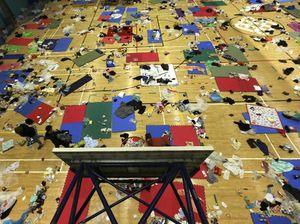 Potret Demonstran yang Masih Bertahan di Kampus Hong Kong