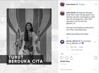 Unggahan belasungkawa dari Bali United FC