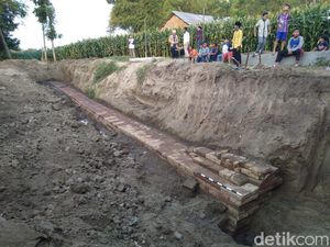 Bangunan Peninggalan Pra-Majapahit di Nganjuk Diduga Berupa Saluran Air