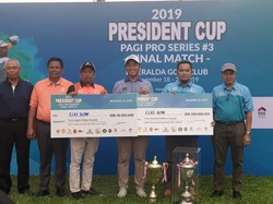 President Cup 2019 Selesai, Pegolf Indonesia Rebut Juara Umum