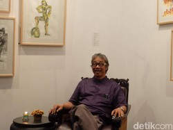 Butet Kartaredjasa Temukan Kebahagiaan saat Melukis