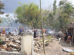 Kebakaran di Wonogiri, 2 Rumah dan Kandang Sapi Ludes