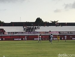 Pertandingan Sriwijaya FC Vs Persita di Bali Sepi Penonton