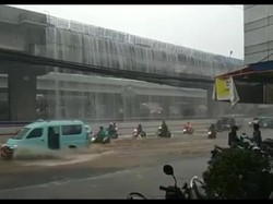 Viral Air Terjun Tol Becakayu Bikin Banjir Bekasi, Ini Kata Bina Marga