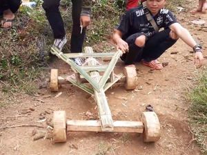 Memacu Adrenalin dengan Kadaplak, Gokar Lokal Asli Cimahi