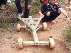 Memacu Adrenalin dengan Kadaplak, Gokar Lokal Asli Cimahi