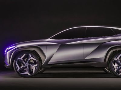 Tampang Hyundai Tucson Hybrid di Masa Depan