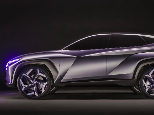 Tampang Hyundai Tucson Hybrid di Masa Depan