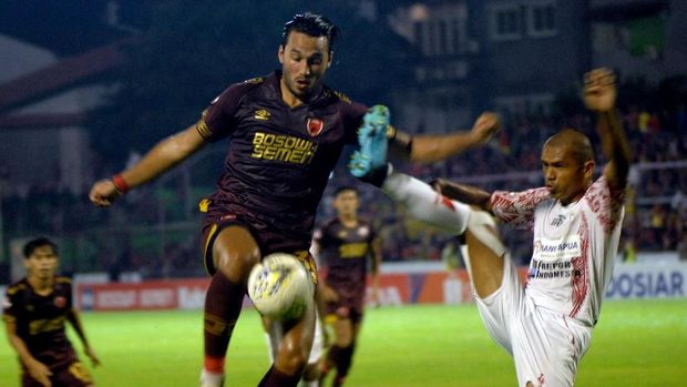 Ilustrasi laga PSM Makassar di Liga 1 2019. (