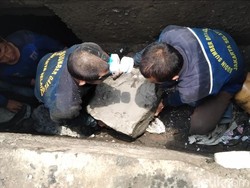 Walkot Jaksel Cari Pembuang Endapan Semen: Yang Penting Jangan Banjir Dulu