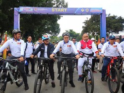 Ditjen Perhubungan Darat Suarakan Peduli Keselamatan Jalan di Binjai