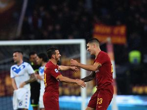 Hasil Liga Italia: Diwarnai Tiga Gol Dianulir, Roma Hajar Brescia 3-0