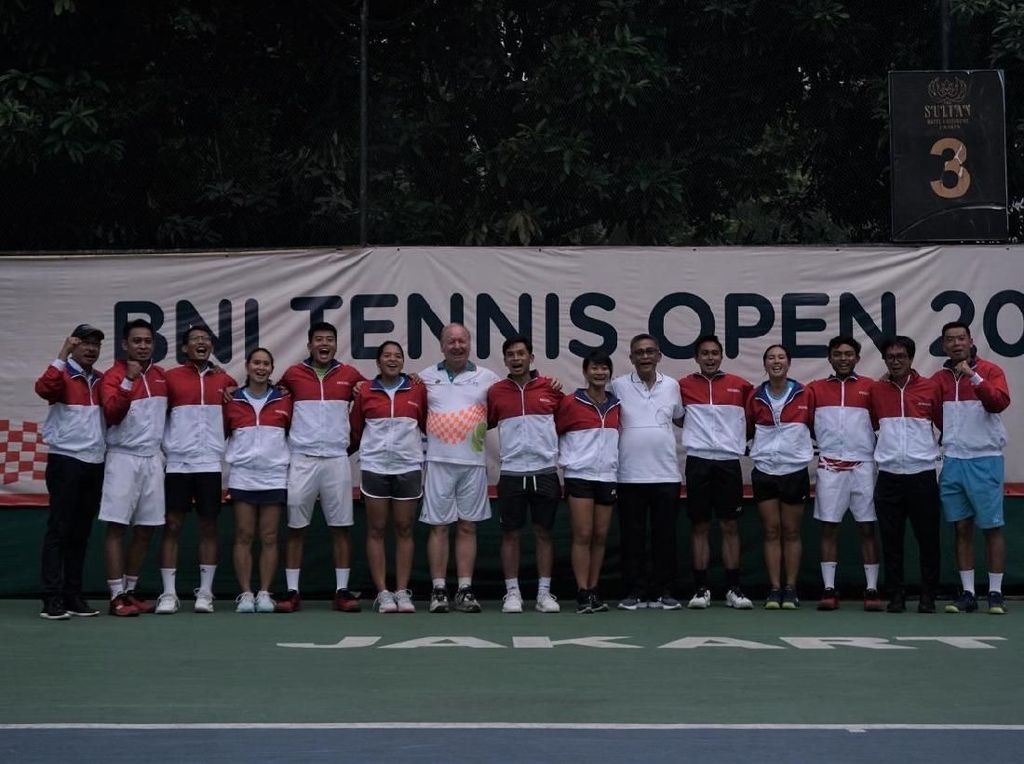 Laga Pemanasan Timnas Tennis Indonesia Jelang SEA Games 2019