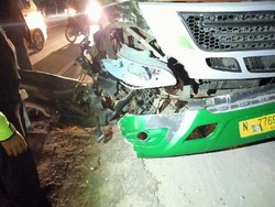 Sepasang Motor Tertabrak Bus Restu yang Ugal-ugalan, 2 Pengendara Tewas