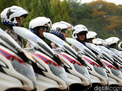 Korlantas Polri Gelar Apel Pengamanan Natal & Tahun Baru
