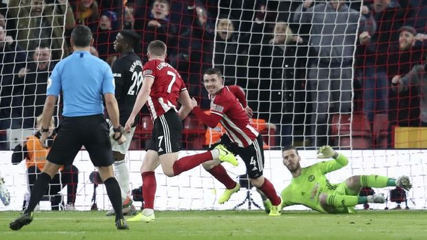 MU Tertinggal 0-1 dari Sheffield di Babak Pertama