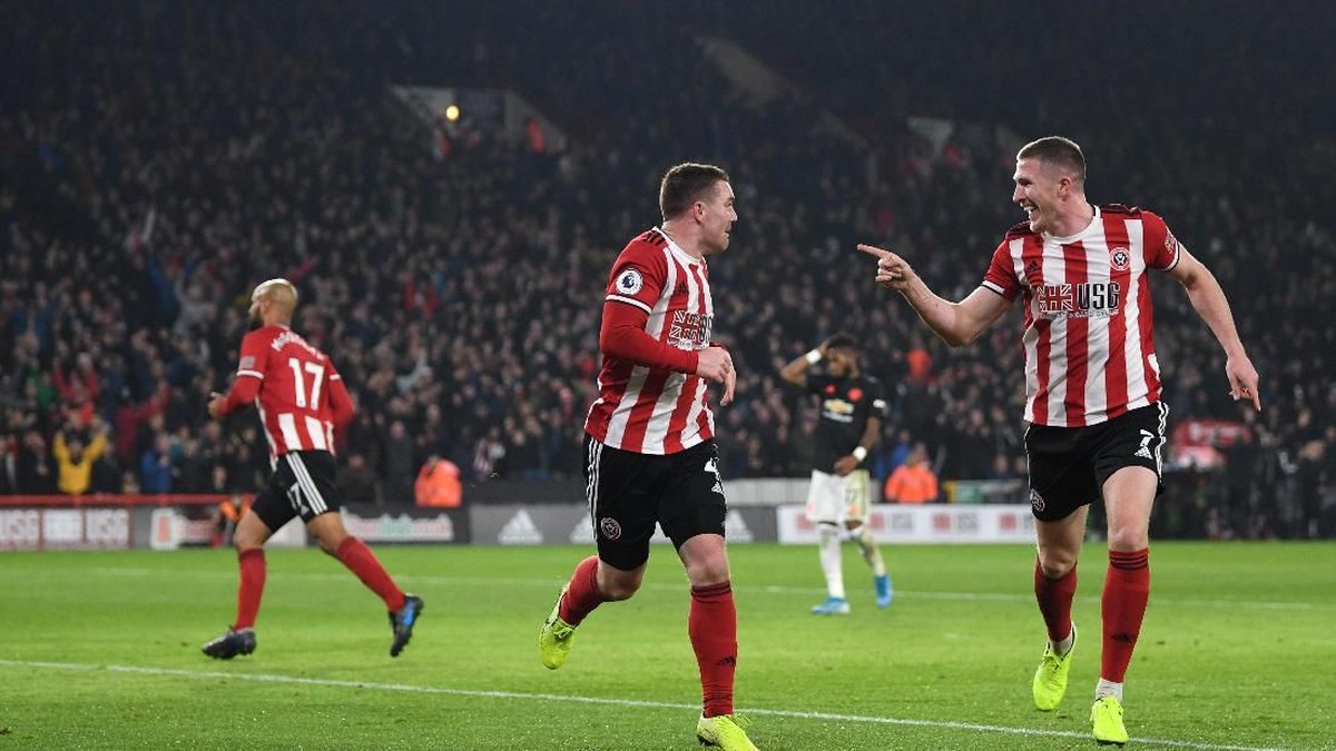 Sheffield United ungguli Man United 1-0 di babak pertama (Shaun Botterill/Getty Images)