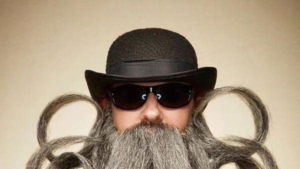 Penampakan Juara Kontes Jenggot-Kumis Bikin Tercengang, Ada Juga Wanita