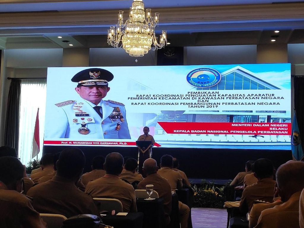 Rakor BNPP, Tito Bicara Perkuat Perbatasan demi Cegah Narkoba-Terorisme Rakor BNPP, Tito Bicara Perkuat Perbatasan demi Cegah Narkoba-Terorisme