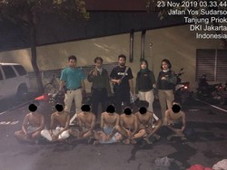 Bawa Sajam, 7 Remaja Ditangkap Tim Tiger Polres Jakut di Tanjung Priok
