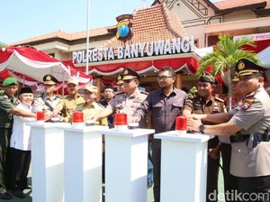 Kapolda Jatim Kukuhkan Polres Banyuwangi Jadi Polresta