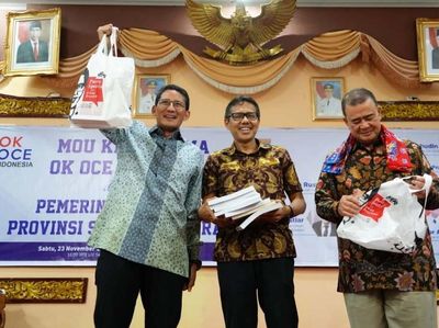 OK Oce Dorong Pemberdayaan UMKM di Sumbar