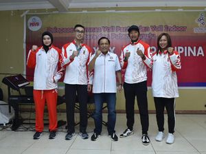 Dilepas Ketum PBVSI ke SEA Games 2019, Timnas Voli Indonesia Ditarget Emas