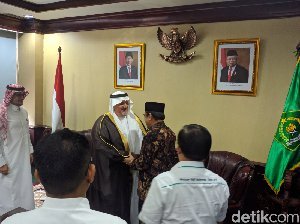 Menag Fachrul Razi Bertemu Dubes Arab Saudi Menag Fachrul Razi Bertemu Dubes Arab Saudi