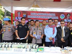 Polisi Tangkap 6 Tersangka Narkoba, Sita 46 Kg Sabu dan Ribuan Ekstasi