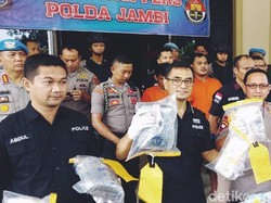 Polda Jambi Gagalkan Penyelundupan 8 Kg Sabu-15 Kg Ekstasi Asal Malaysia