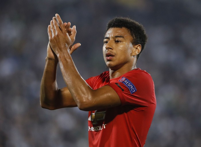 Jesse Lingard BELGRADE, SERBIA - OCTOBER 24: Jesse Lingard of Manchester United waves to the fans after the UEFA Europa League group L match between Partizan and Manchester United at Partizan Stadium on October 24, 2019 in Belgrade, Serbia. (Photo by Srdjan Stevanovic/Getty Images)