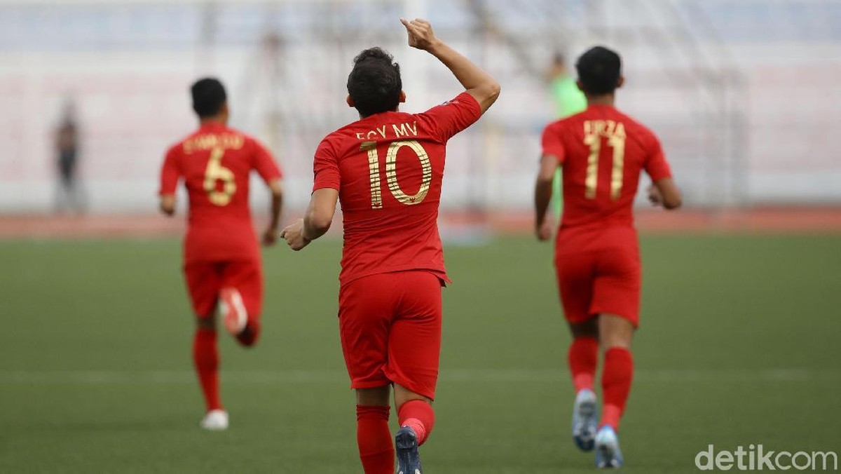 Timnas Indonesia U-22 berhasil mengalahkan Thailand 2-0 di laga pertama Grup B SEA Games 2019 (Foto: Grandyos Zafna/detikSport)