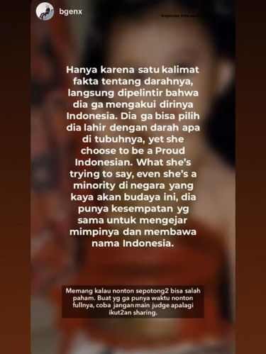 Instagram Story Agnez Mo